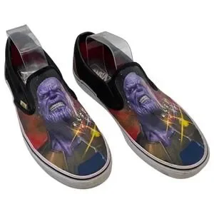 RARE - Vans X Marvel Thanos Infinity War LE Slip On Shoes Mens 11 Vans Classic Slip-on X Marvel Thanos Infinity War Rare US 13  main image 2